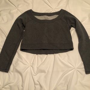 Lululemon Crop Crew Neck Pullover/Sweatshirt